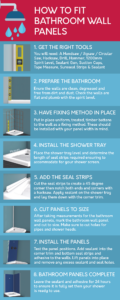 how to fix bathroom wall panels infographic (1)