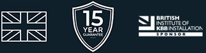 Showerwall 15 Year Warranty Logo