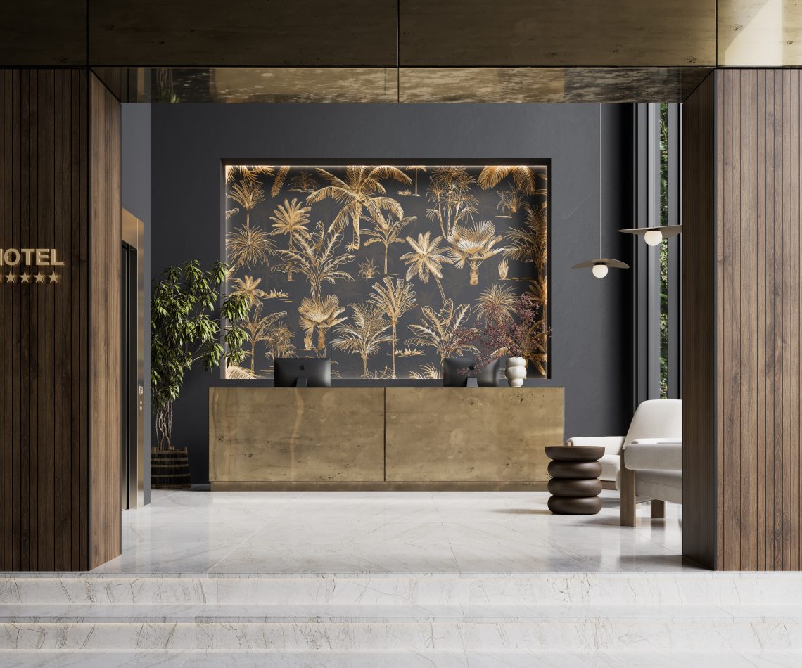 walnut bathroom wall panels