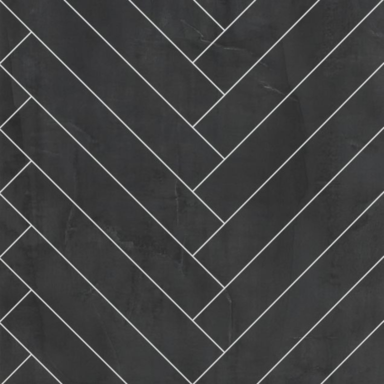black velvet satin herringbone tile