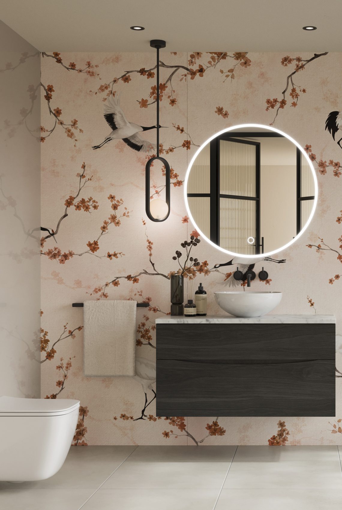 latte bathroom wall panels