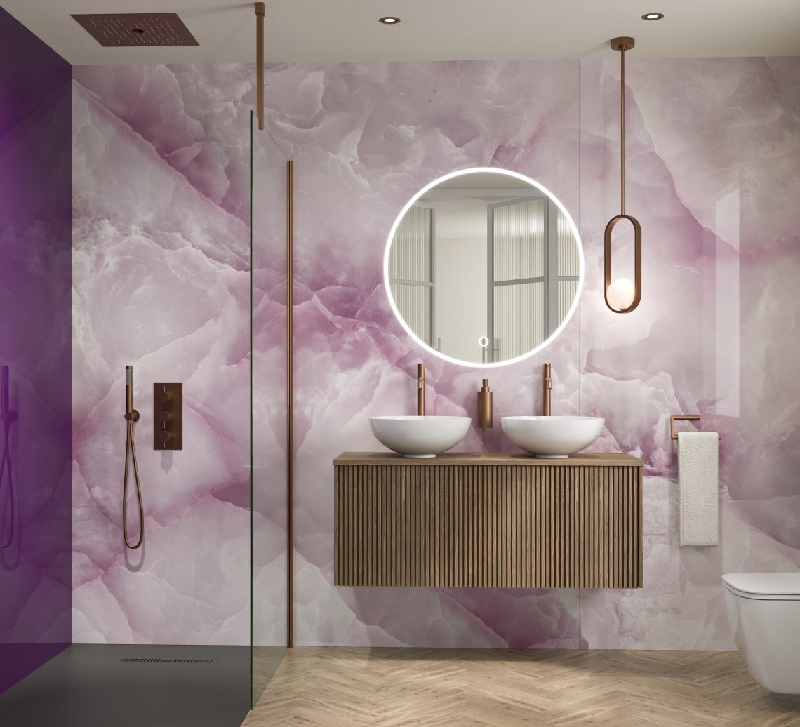 onyx jewel bathroom wall panels